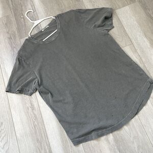 Buck Mason Tshirt cotton crew short sleeve mens Gray (medium) basic casual plain